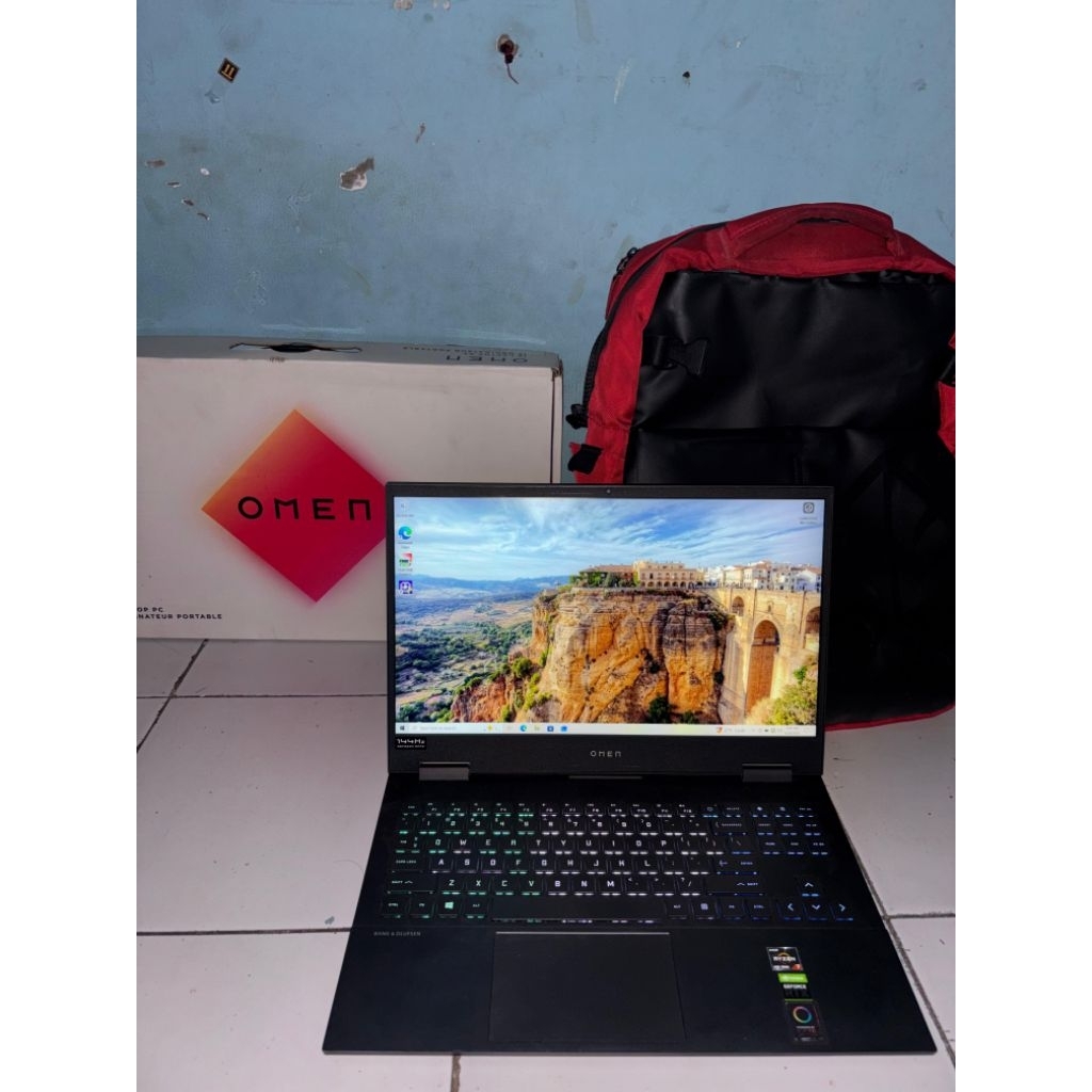 HP Omen 15 RTX Fullset Mulus