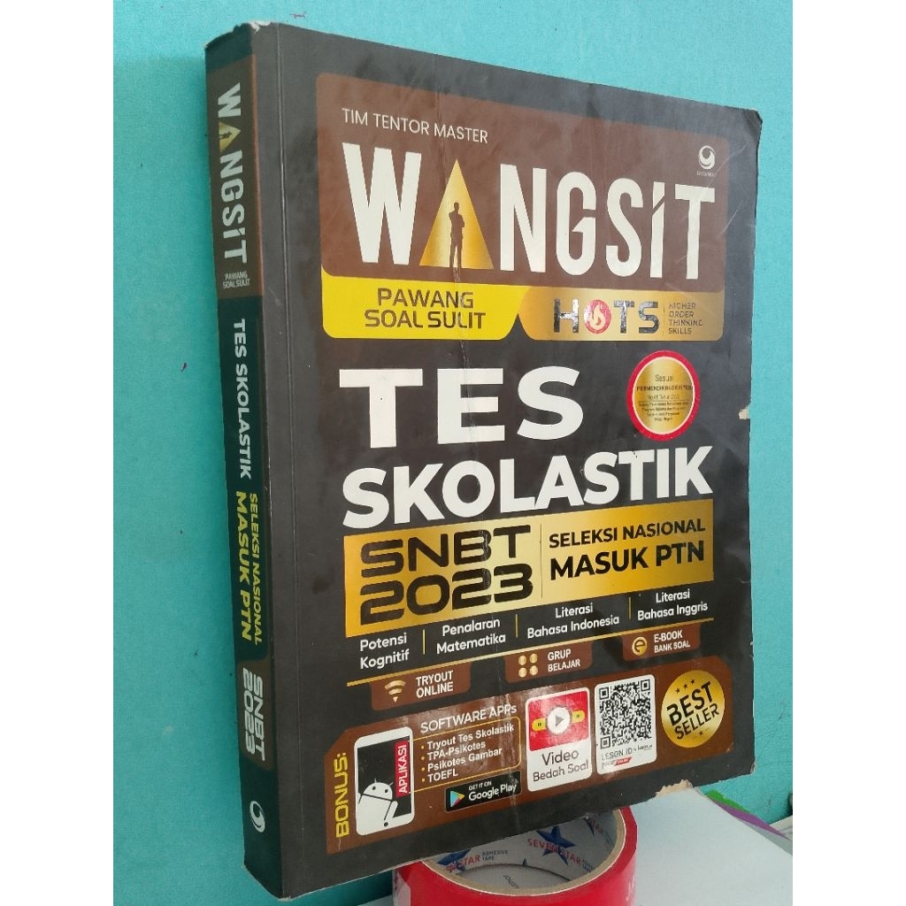 buku pelajaran wangsit tes skolastik snbt 2023