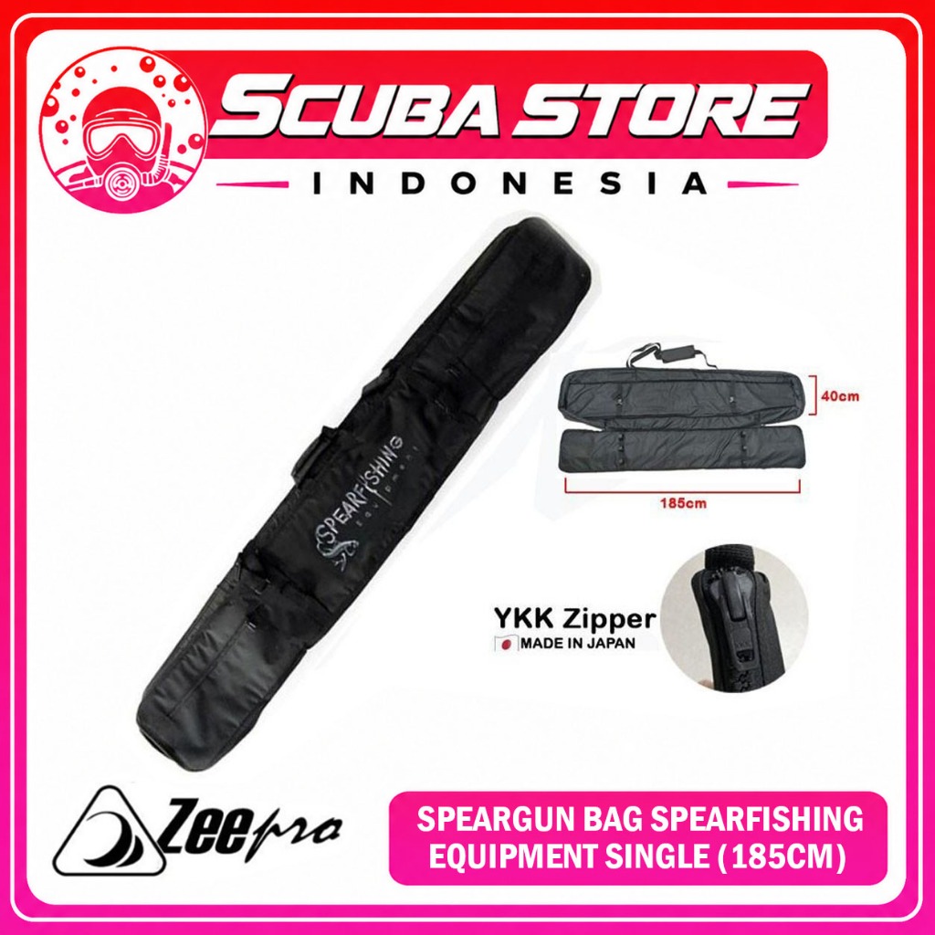 Long Bag Speargun Zeepro 185cm Hand Carry Tas Jinjing Alat Ikan Spearfishing Equipment Spearo