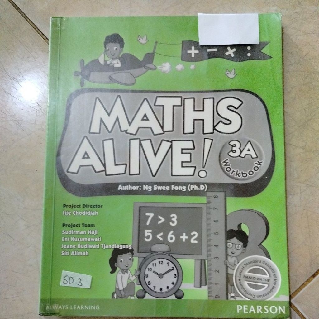 Buku bekas Maths Alive 3A SD