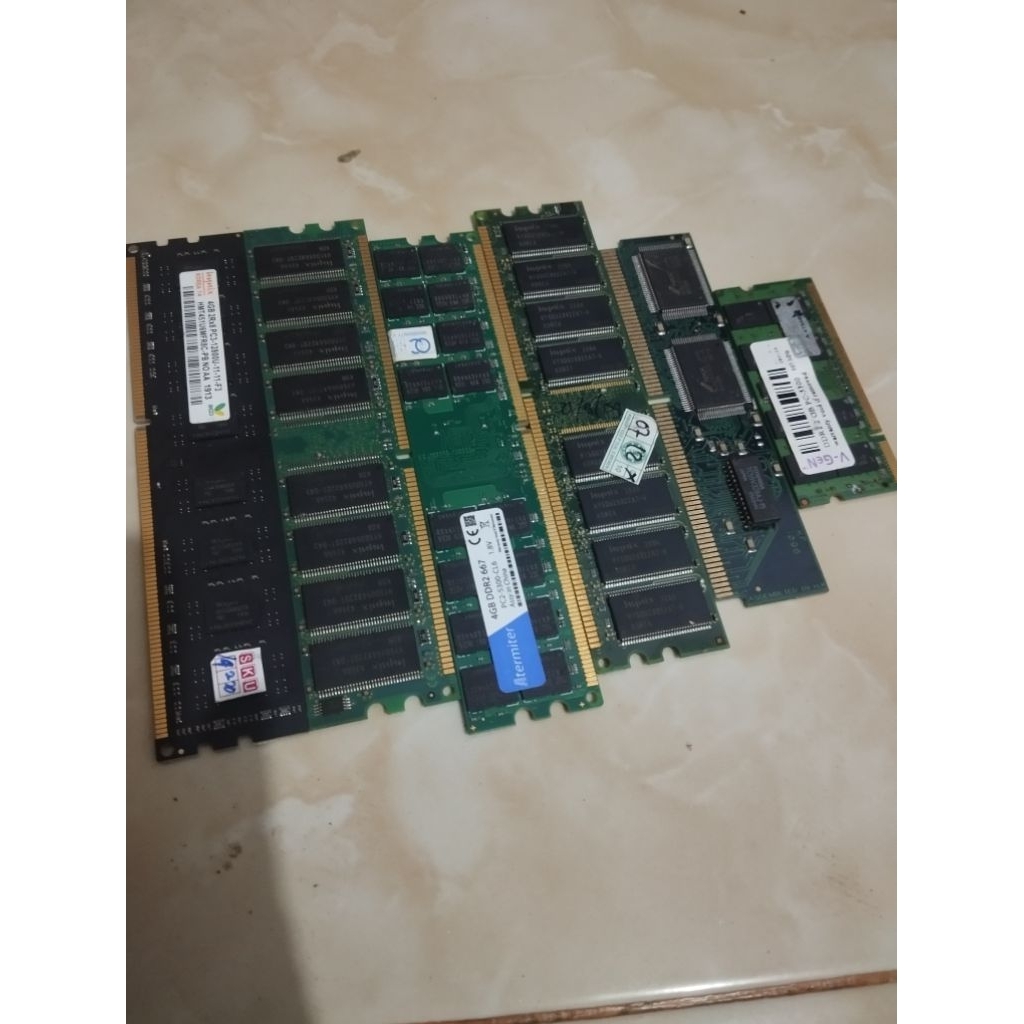 ram DDR rusak 102 gr sesuaii pick