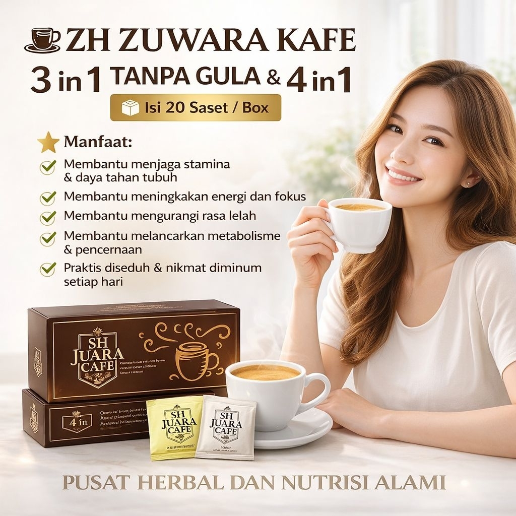 Kopi Kesehatan Plus Gaboderma Pahit Tanpa Gula / Juwara / Kopi Juwara