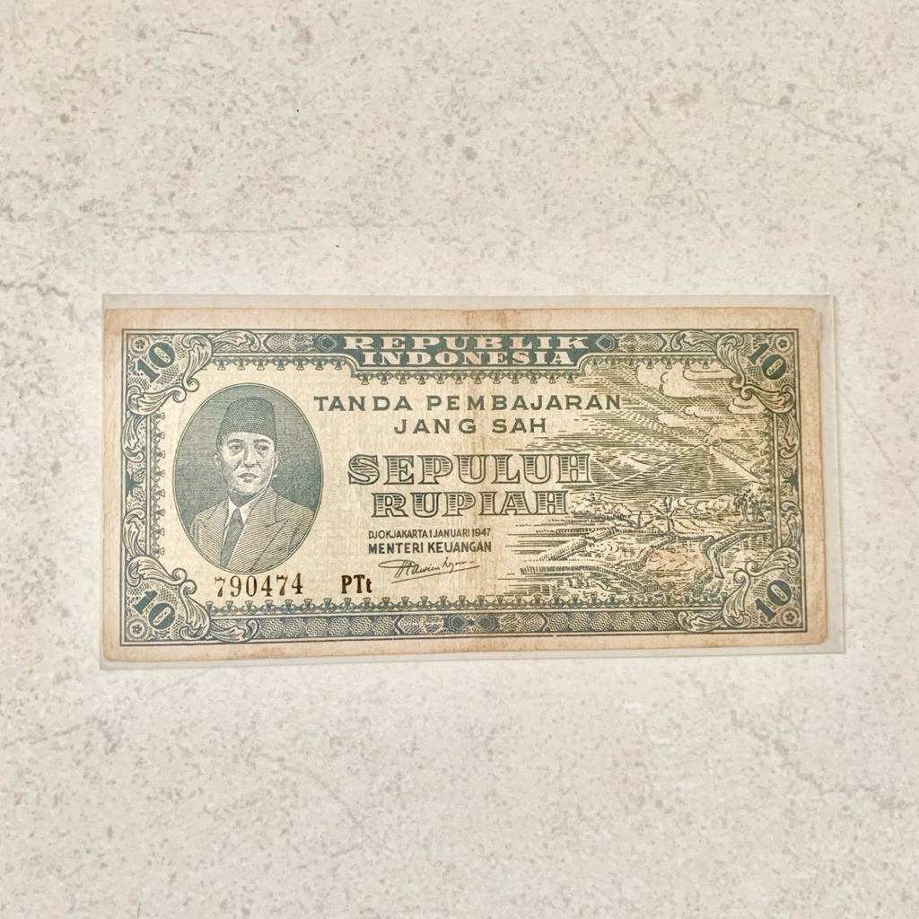 Java Coins - Uang Kuno seri ORI 10 Rupiah Tahun 1945