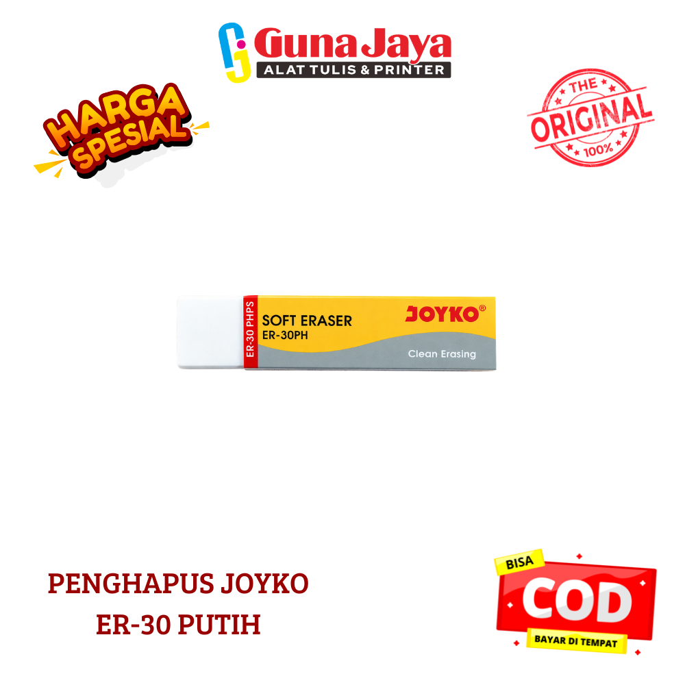JOYKO ER 30 PENGHAPUS PUTIH - Penghapus Joyko - Penghapus Sekolah