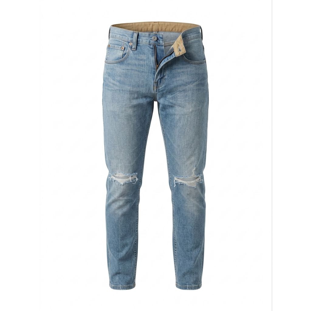 SUPER RARE ITEM Levis 513 bekas/second/pl/preloved Cream Leather Patch with Patented and 1873 Button