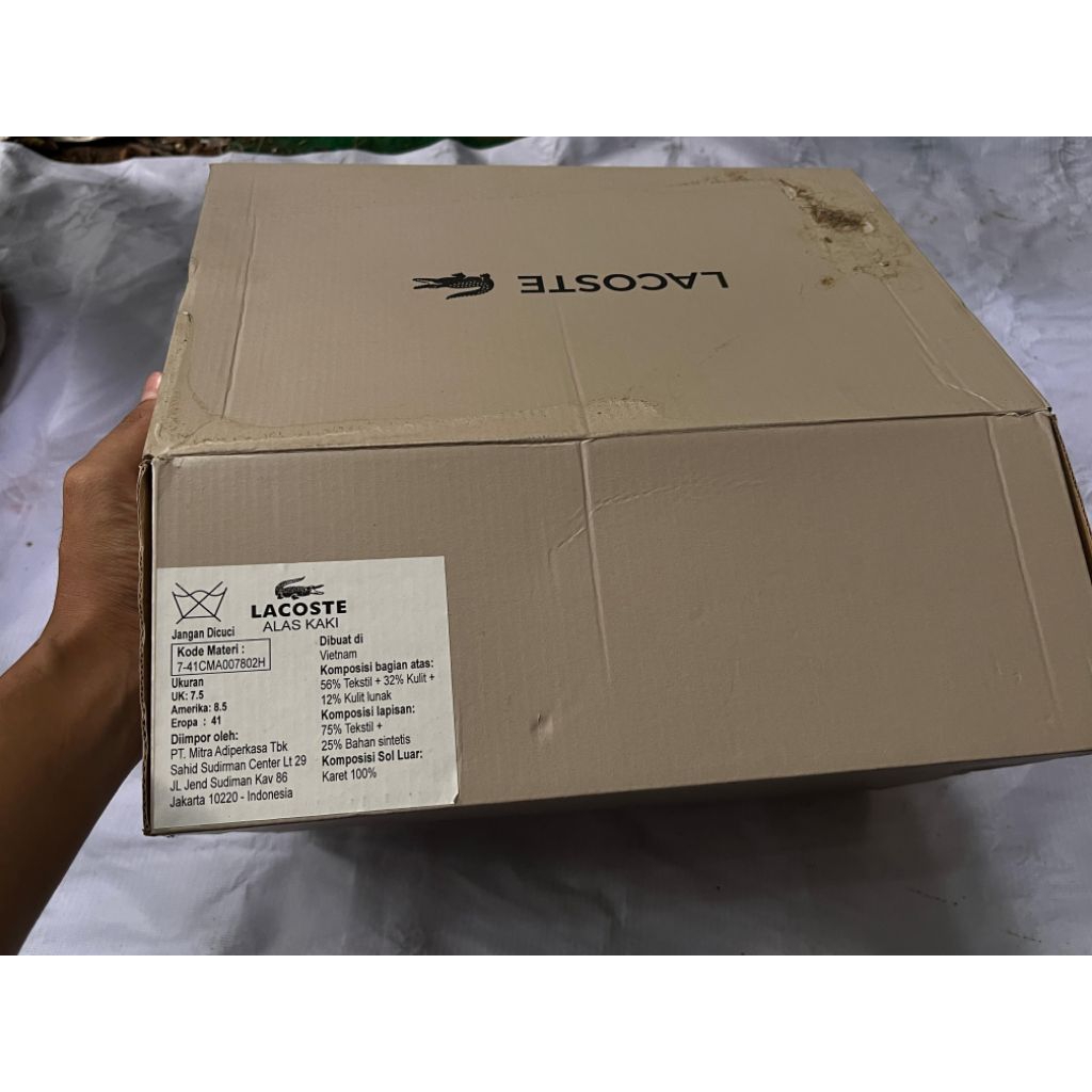 box sepatu Lacoste Menerva 0121 1 QSP CMA 