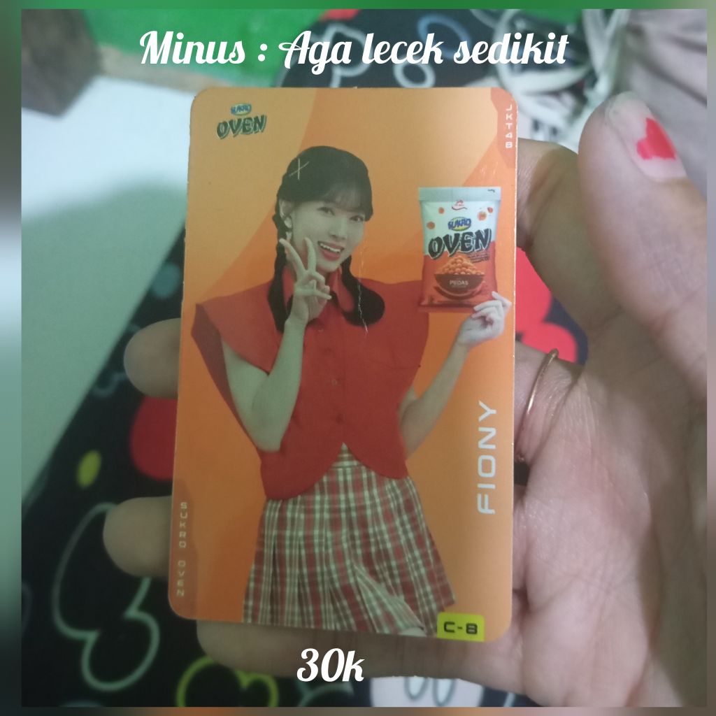 Card JKT 48 Sukro Fiony