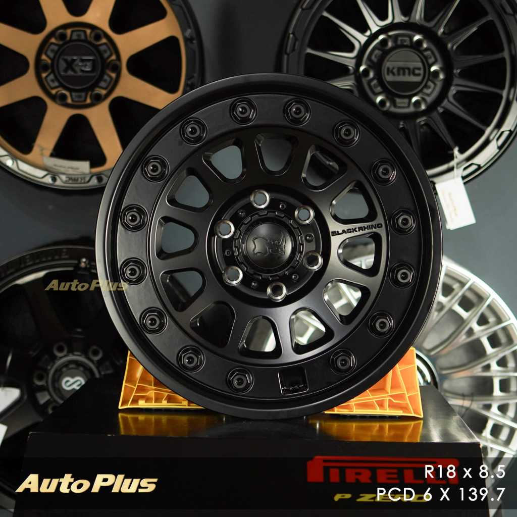 VELG BLACK RHINO OUTBACK RING 18 PCD 6x139,7 Matte Black