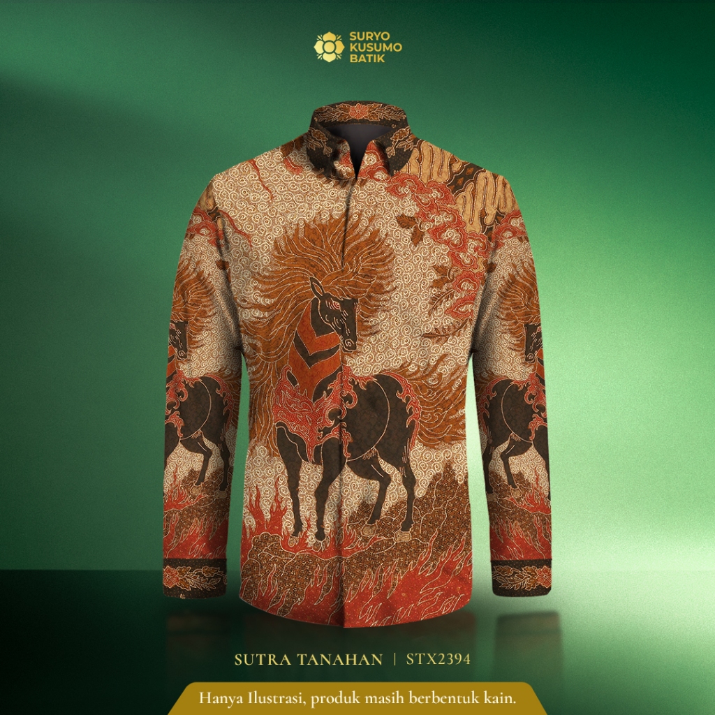 Suryo Kusumo Batik - Kain Batik Tulis Sutra ATBM Exclusive - Kuda Ksatria