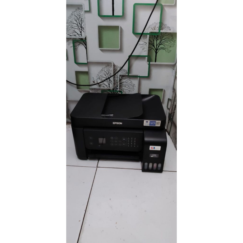 PRINTER EPSON L5290 PRINT SCAN COPY WIFI ADF BAGUS NORMAL