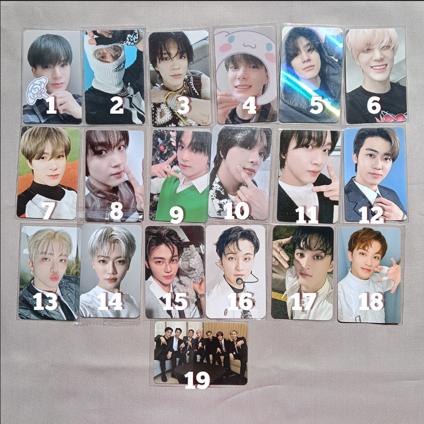 Official Photocard NCT HD Rare Jeno Mark Haechan Jaemin Group PC boygroup SM entertainment
