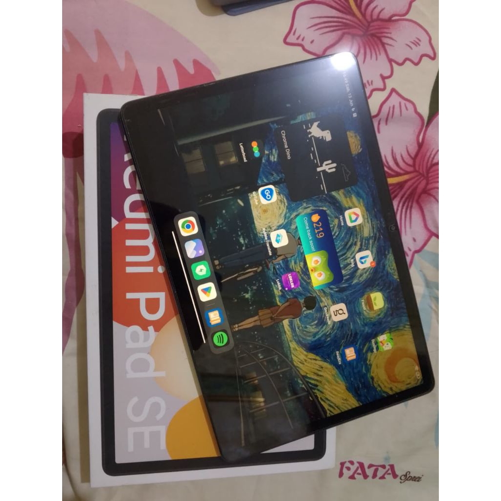 tablet bekas redmi pad se 4/128 free case like new