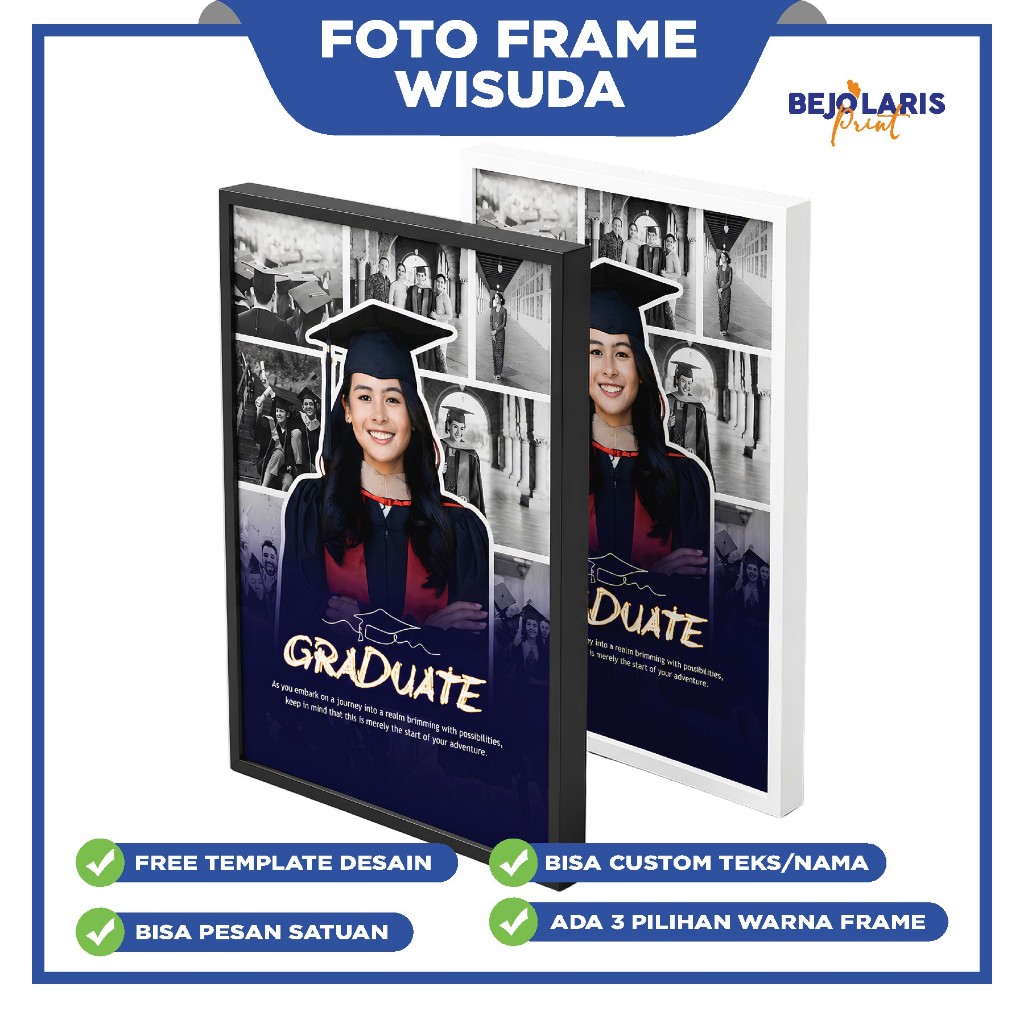 Foto Frame Wisuda Hadiah Wisuda Custom Foto
