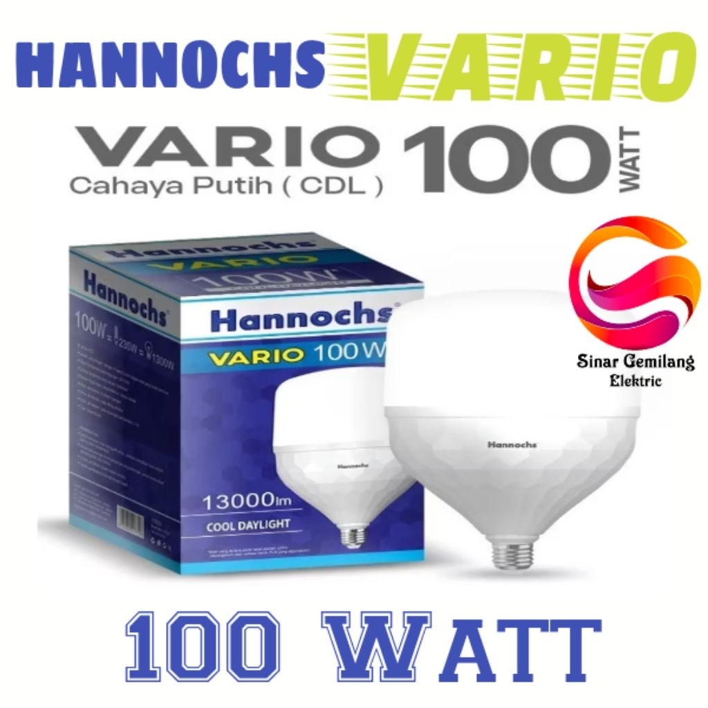 Lampu Led Bohlam Hannochs Vario 100 Watt Bohlam Hannochs Led Vario 100 W HANNOCHS