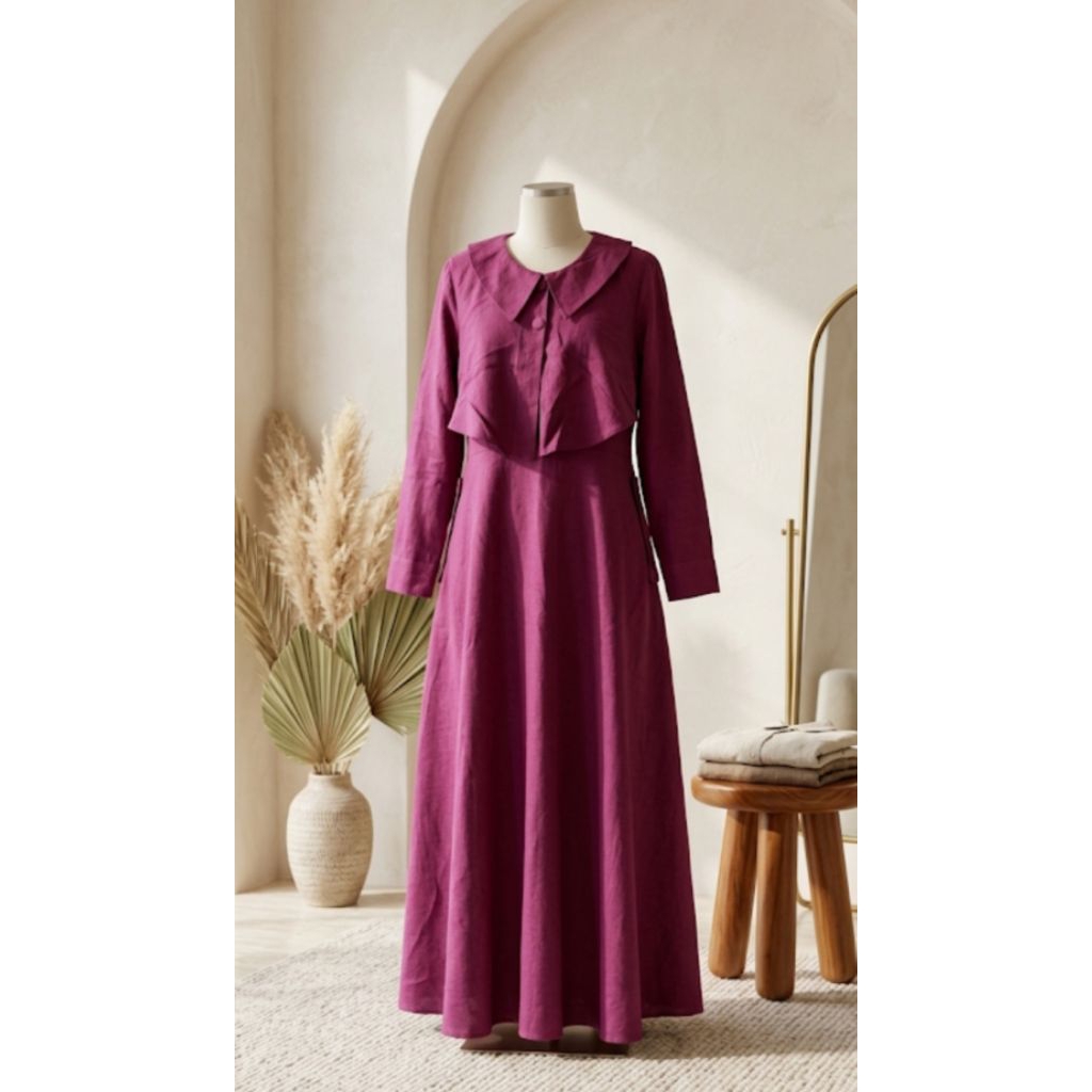 Baju Gamis rompi | baju dress pesta