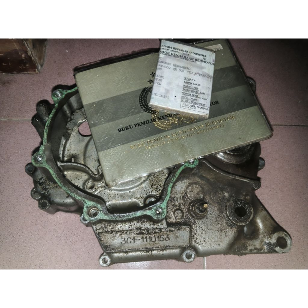 blok mesin + nomer Rangka dokumen viksen old BPKB +STNK plat Cirebon