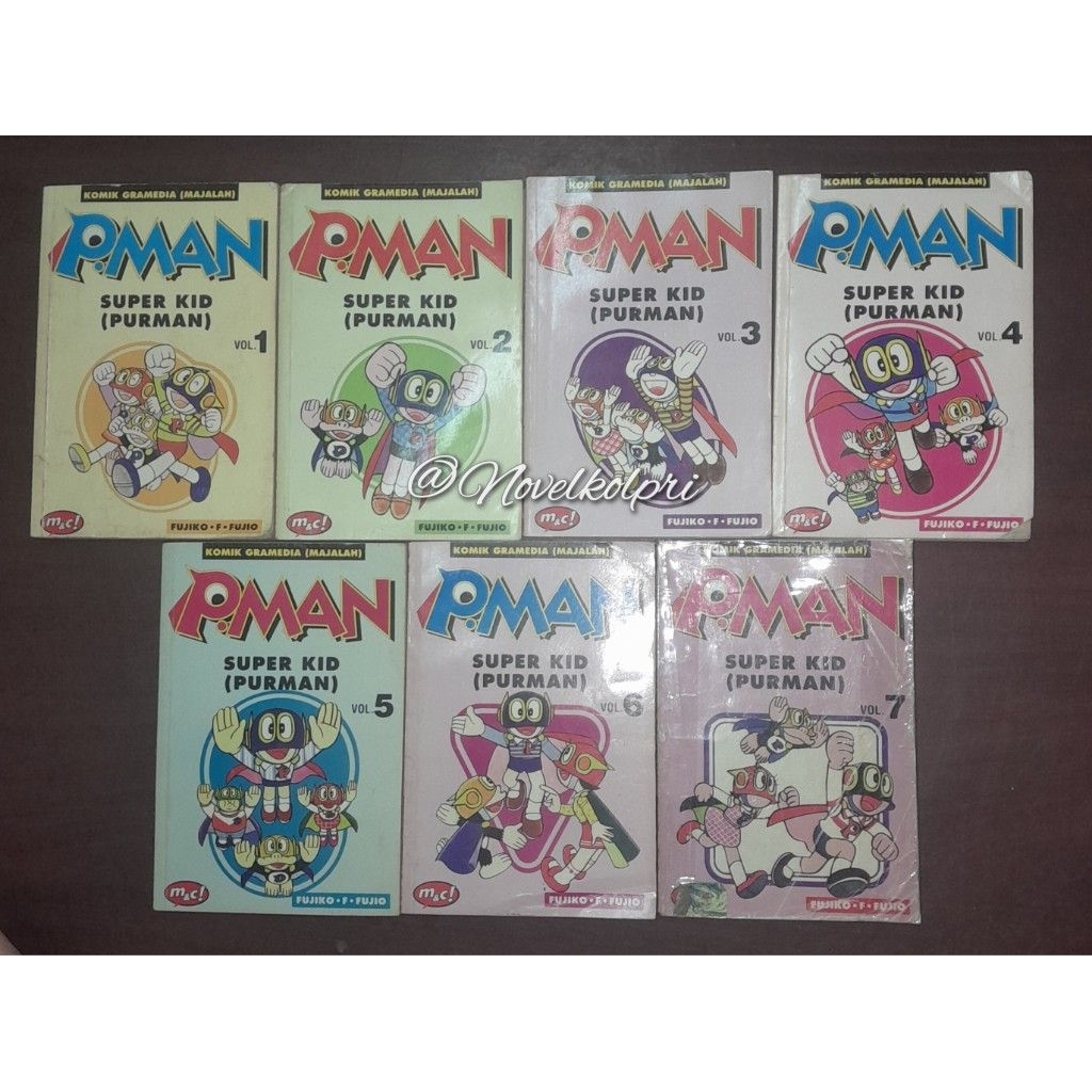Komik Purman / P-Man Super Kid 1-7 Tamat - Fujiko F Fujio
