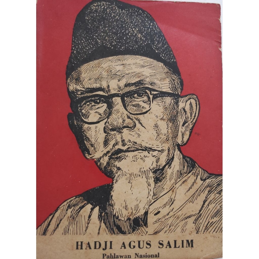 BUKU HADJI AGUS SALIM PAHLAWAN NASIONAL BEKAS ORIGINAL