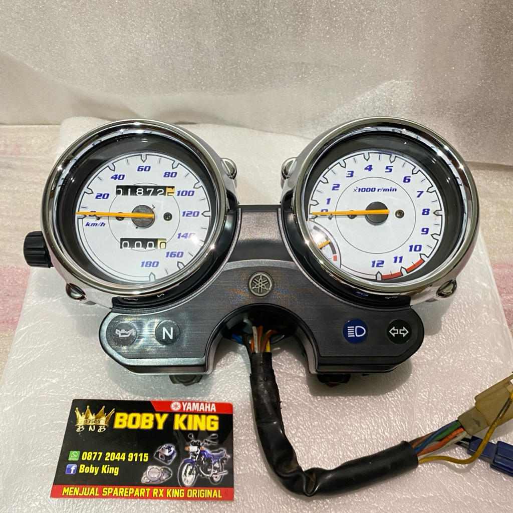 SPEEDOMETER SPIDOMETER COPOTAN RXKING RX KING NEW PEREDAM 2007-2009 ORIGINAL YAMAHA (SECOND LIKE NEW