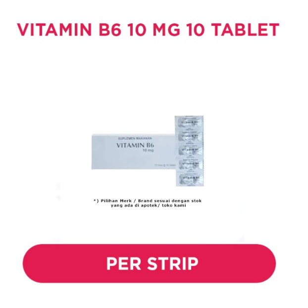 Vitamin B6 10 mg 10 Tablet