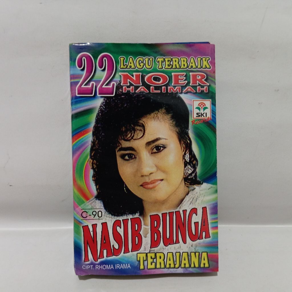 Kaset 22 Lagu Terbaik Noer Halimah - Nasib Bunga Terajana