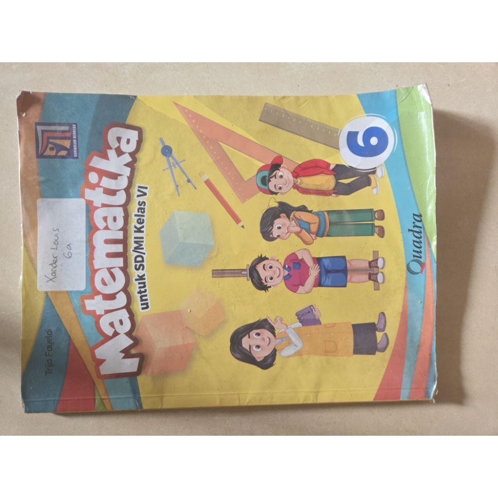 buku matematika kelas 6 quadra
