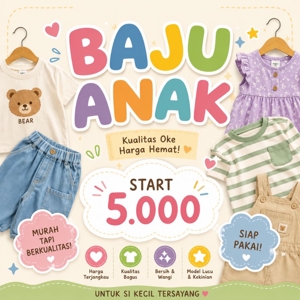 Baju Anak Murah 5000