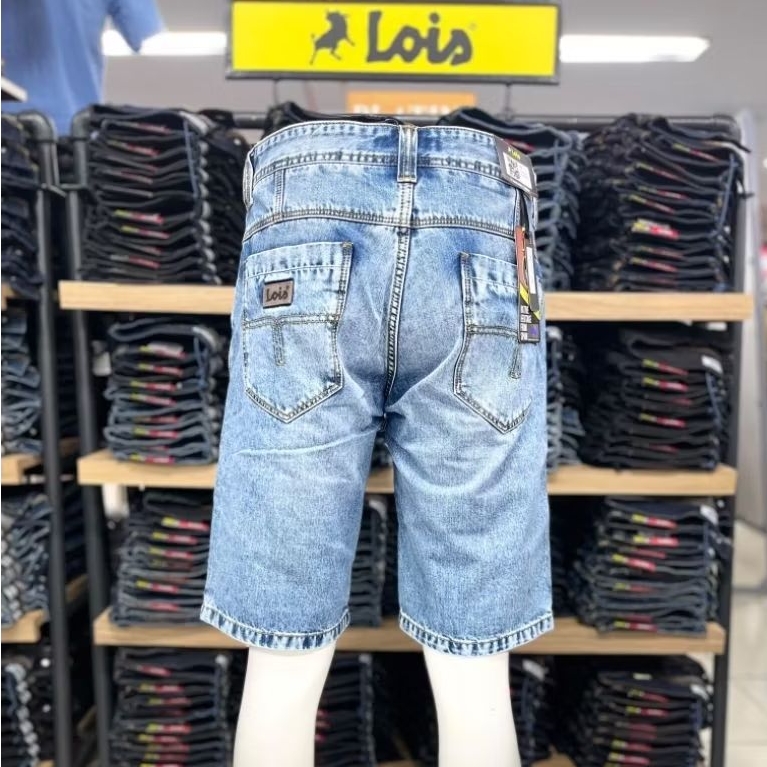 celana pendek merk lois original slimfit terbaru