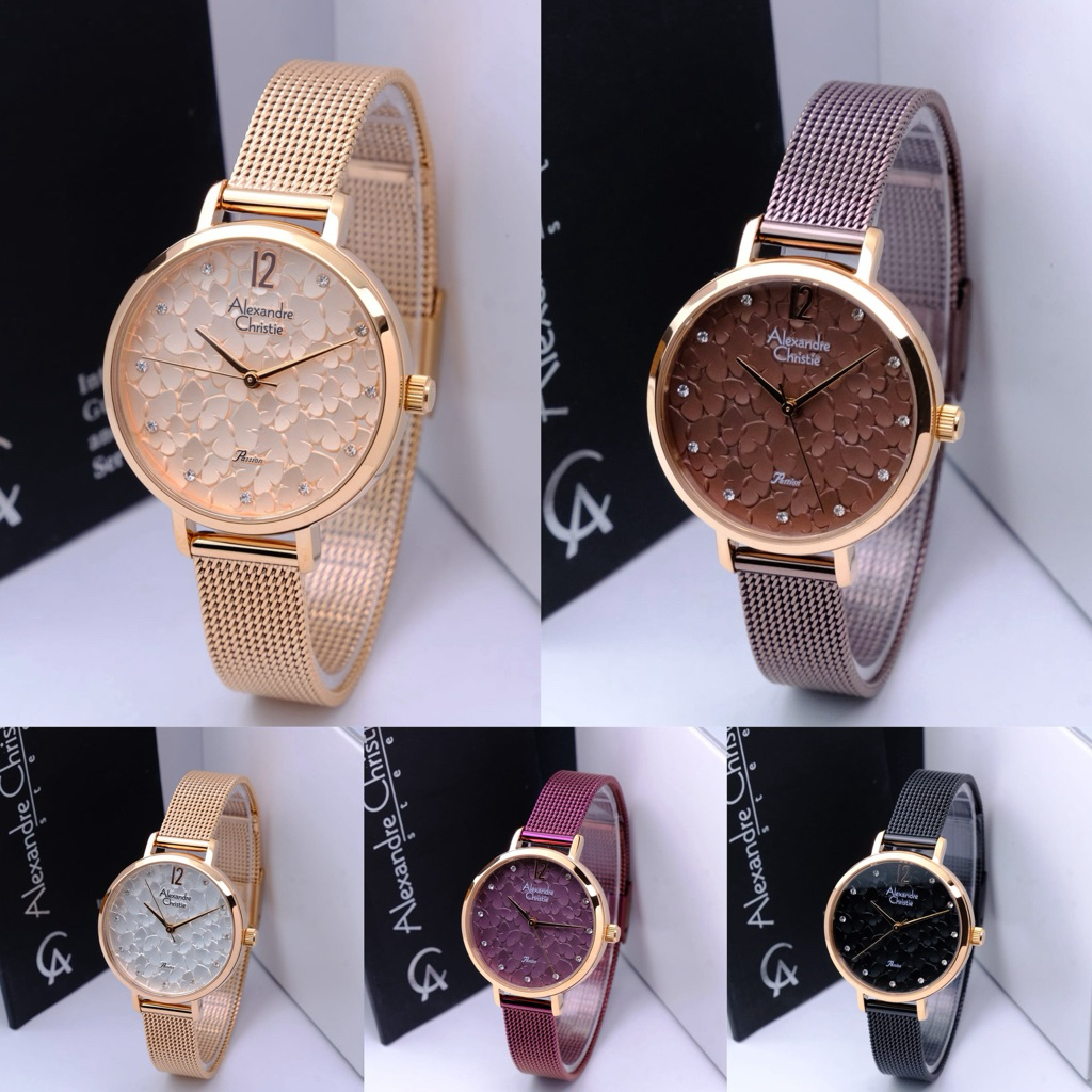 JAM TANGAN WANITA ALEXANDRE CHRISTIE AC2728 / AC 2728 ORIGINAL GARANSI RESMI 1 TAHUN