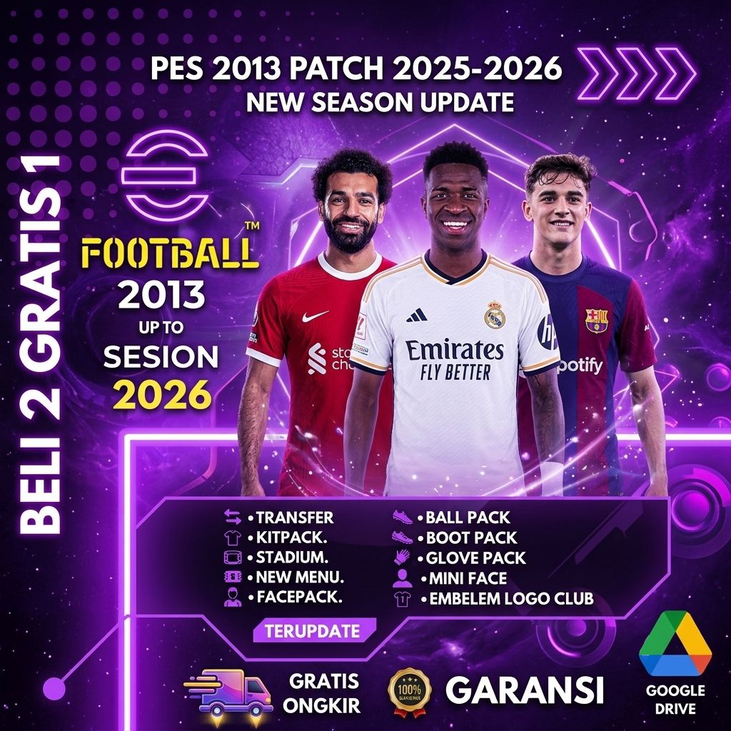 PES 2013 Patch 2026 Terbaru - PC Laptop game