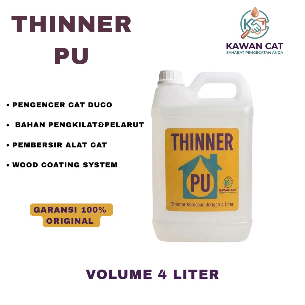 Thinner PU Jerigen 4 Liter