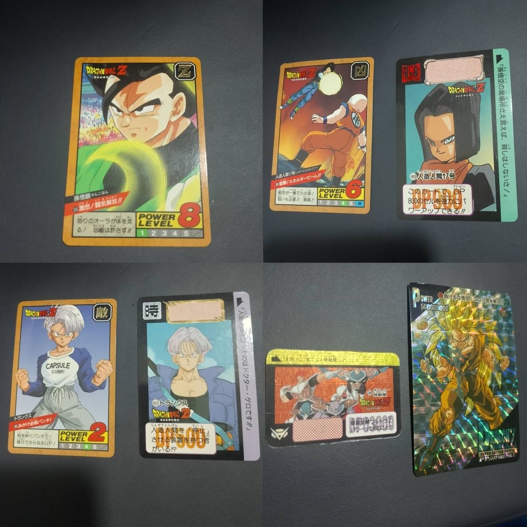 Kartu Dragon Ball Card japan Tahun 1992-1994