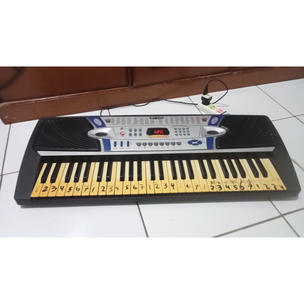 Keyboard atau piano elektronik model MK-2065 dengan 54 tuts made in china