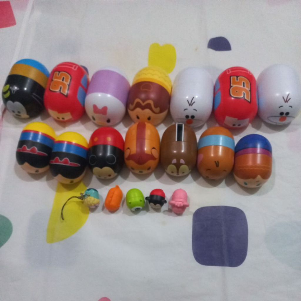 emco tsum tsum mini figures disney original preloved bekas