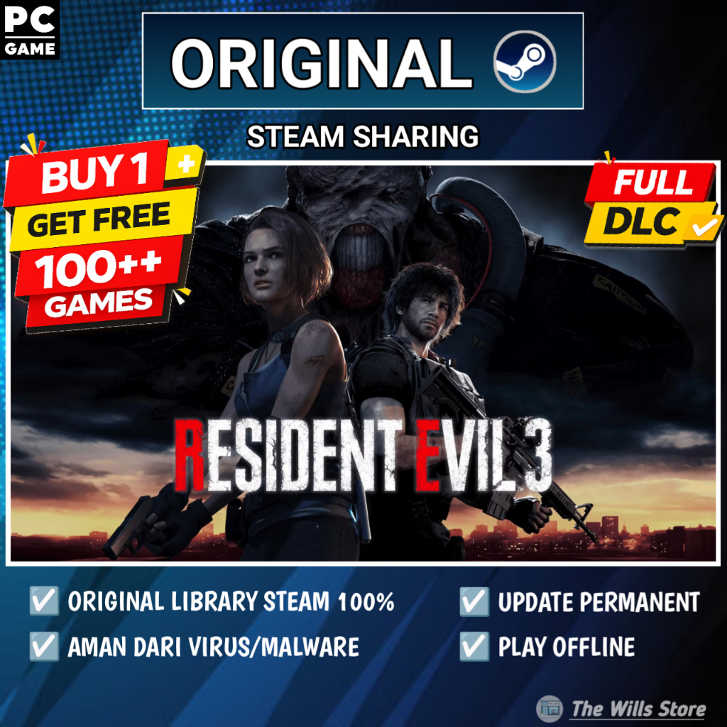 Resident Evil 3 Remake Full DLC / RE 3 Remake | GAME PC SHARING ORIGINAL