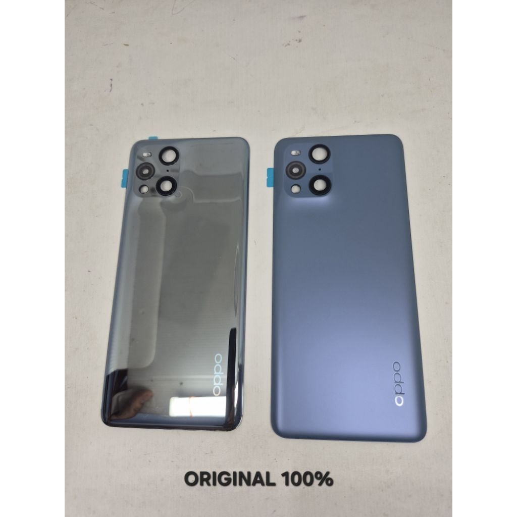 BACKDOOR CASING BELAKANG OPPO FIND X3 PRO BLACK ORIGINAL