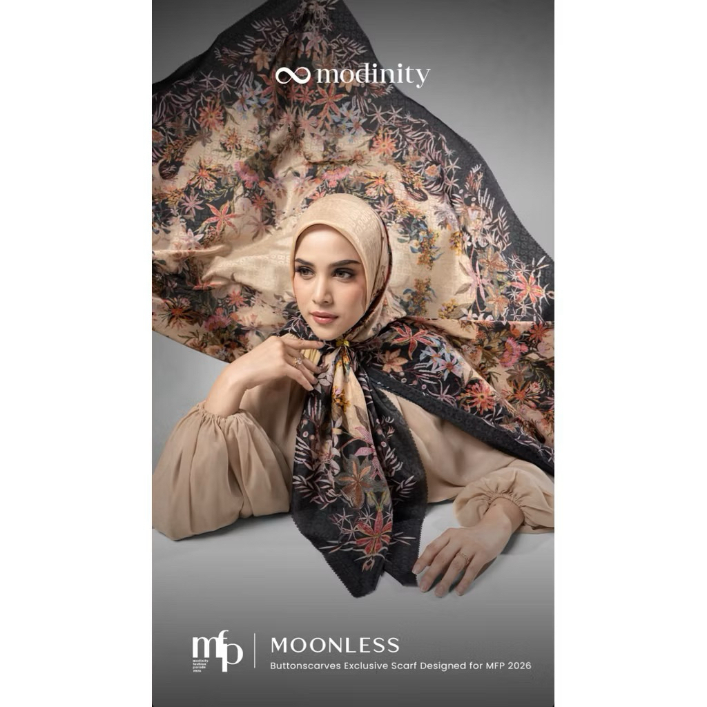 Modinity Fashion Parade 2026 Scarf Buttonscarves BS MFP BSlady