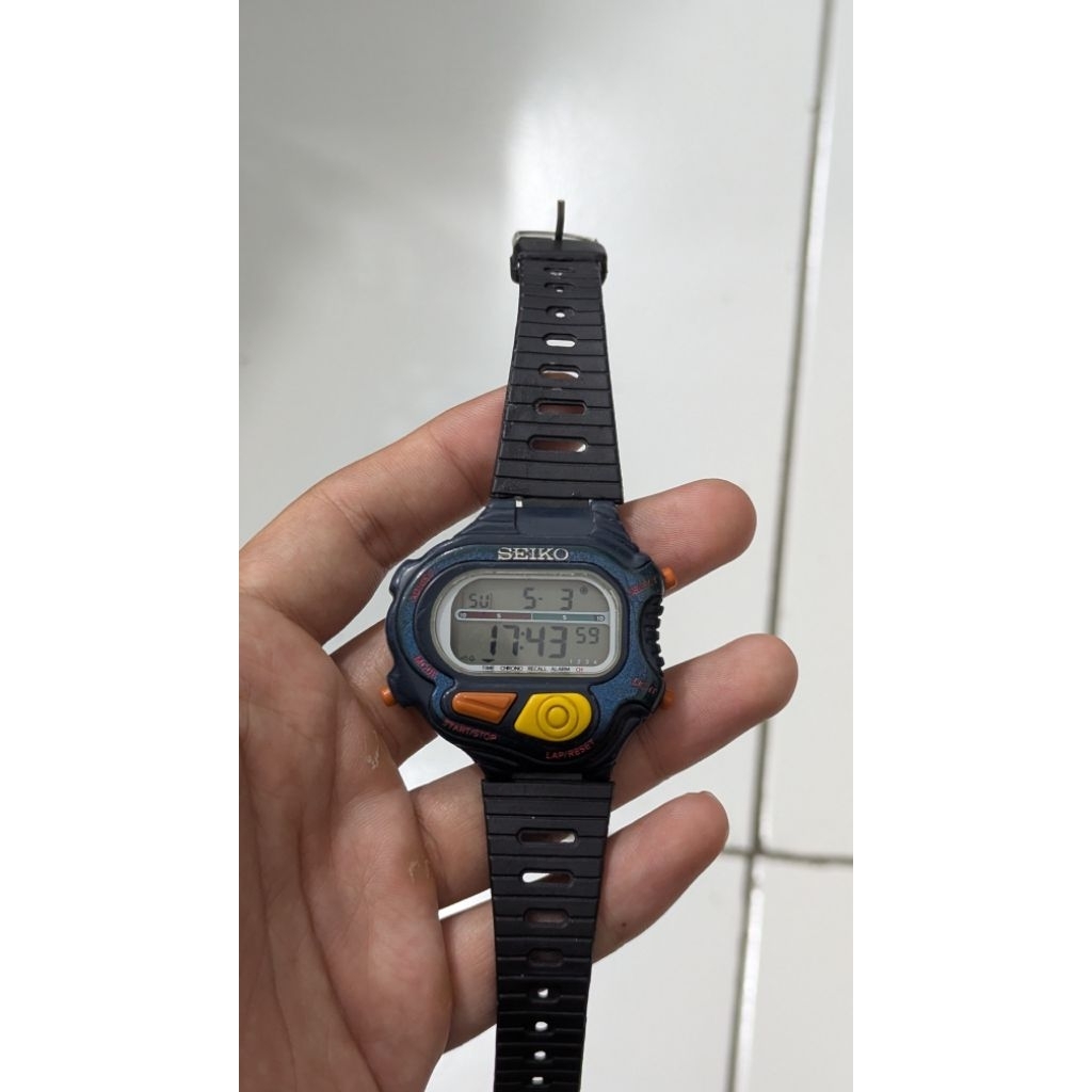 Seiko runner s640 blue lumayan rare