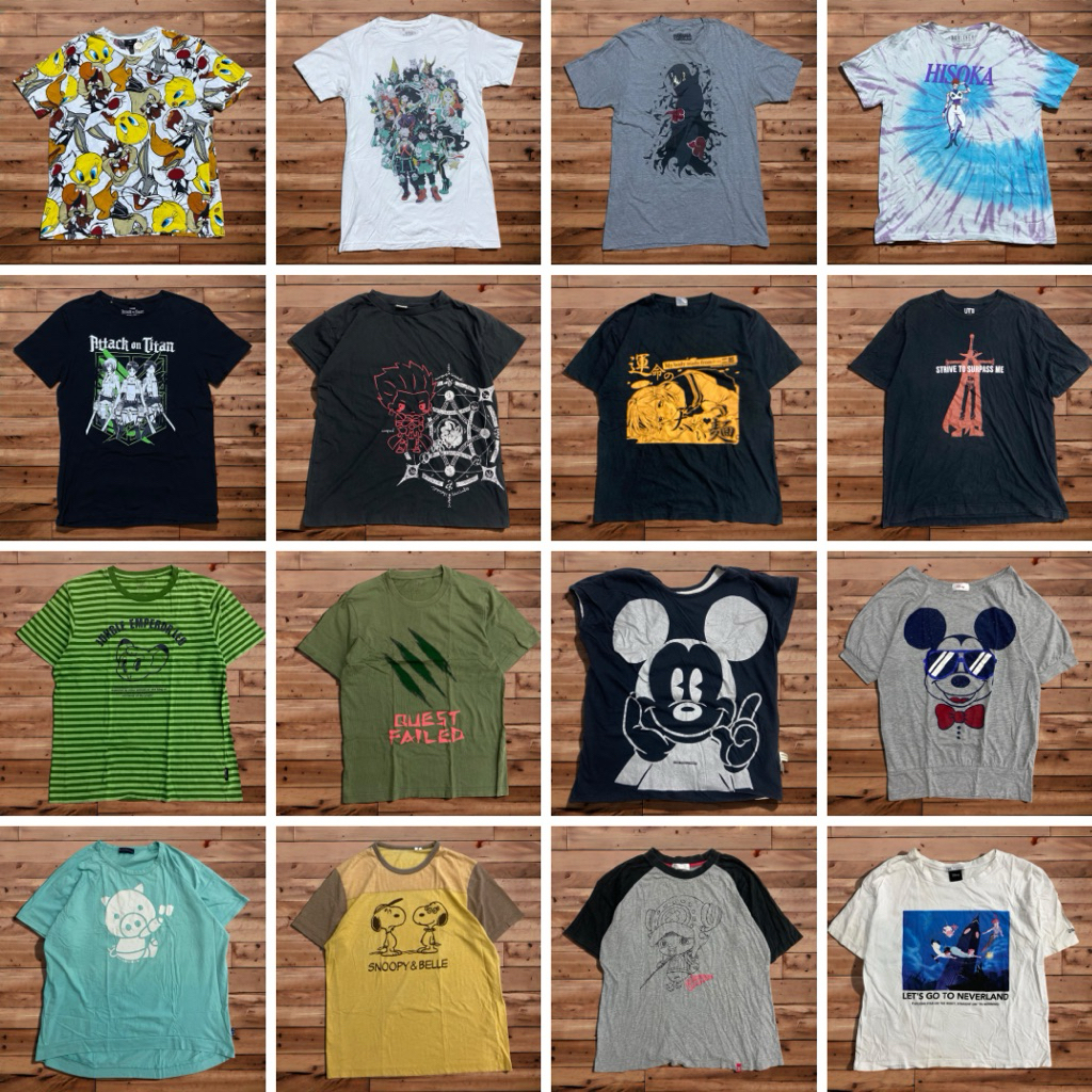 (COD) KAOS ANIME OFFICIAL / KAOS GAME OFFICIAL / KAOS OBLONG / KAOS PRIA / KAOS WANITA / KAOS UNISEX