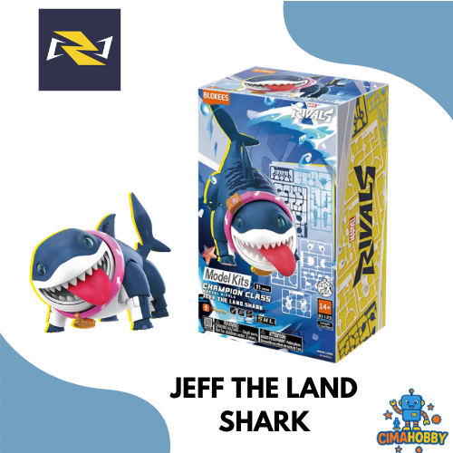 Blokees Champion Class Marvel Rivals - Figure Model Kit Jeff The Land Shark