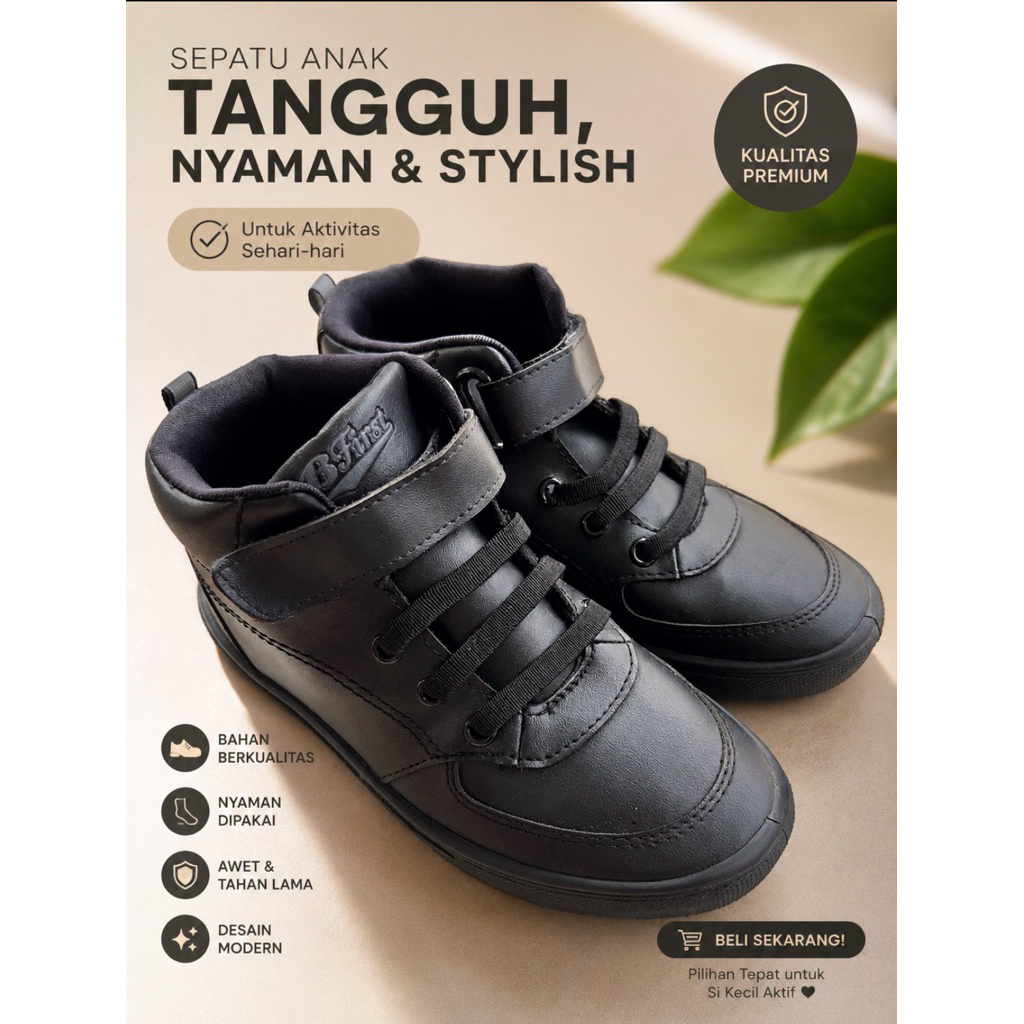 WTS sepatu anak b-first hitam