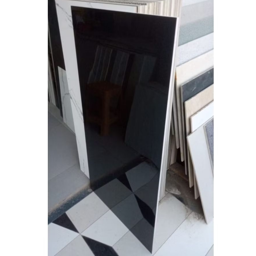 Granit 60x120 Concord Hitam polos | glossy