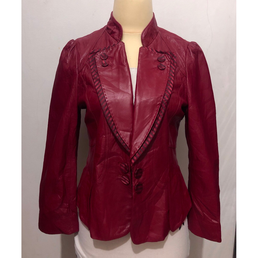 Jaket kulit asli leather jacket