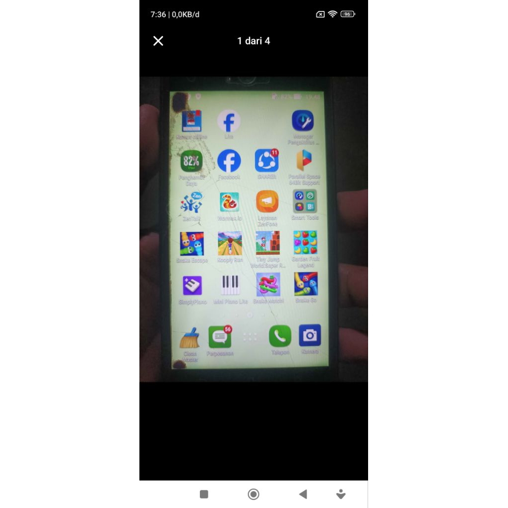HP android Zenfone selfie Ram 3 GB 32 bekas second Asus no Redmi Xiaomi itel