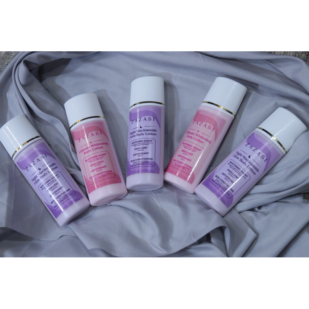 PAKET USAHA HB ZAZABI ULTIMATE GLOW & NIGHT NIACINAMIDE  10 paket