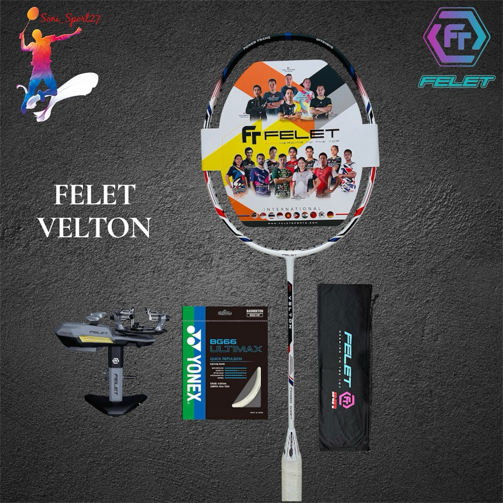 RAKET BADMINTON FELET VELTON FREE TAS