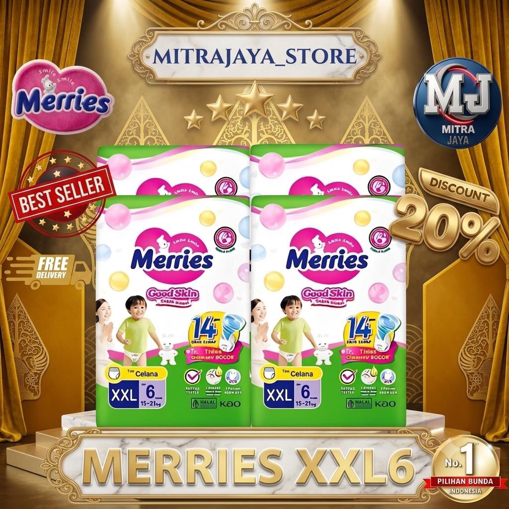 Merries Pants Good Skin XXL6