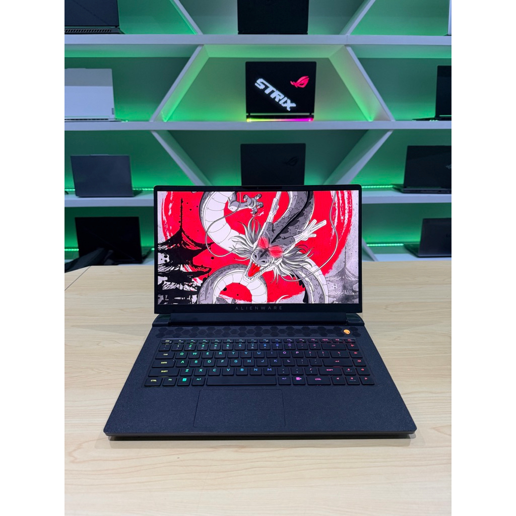 Laptop Gaming Alienware M15 R7 i9 12900H RTX 3070Ti 8GB RAM 32GB SSD 2TB Layar 300Hz