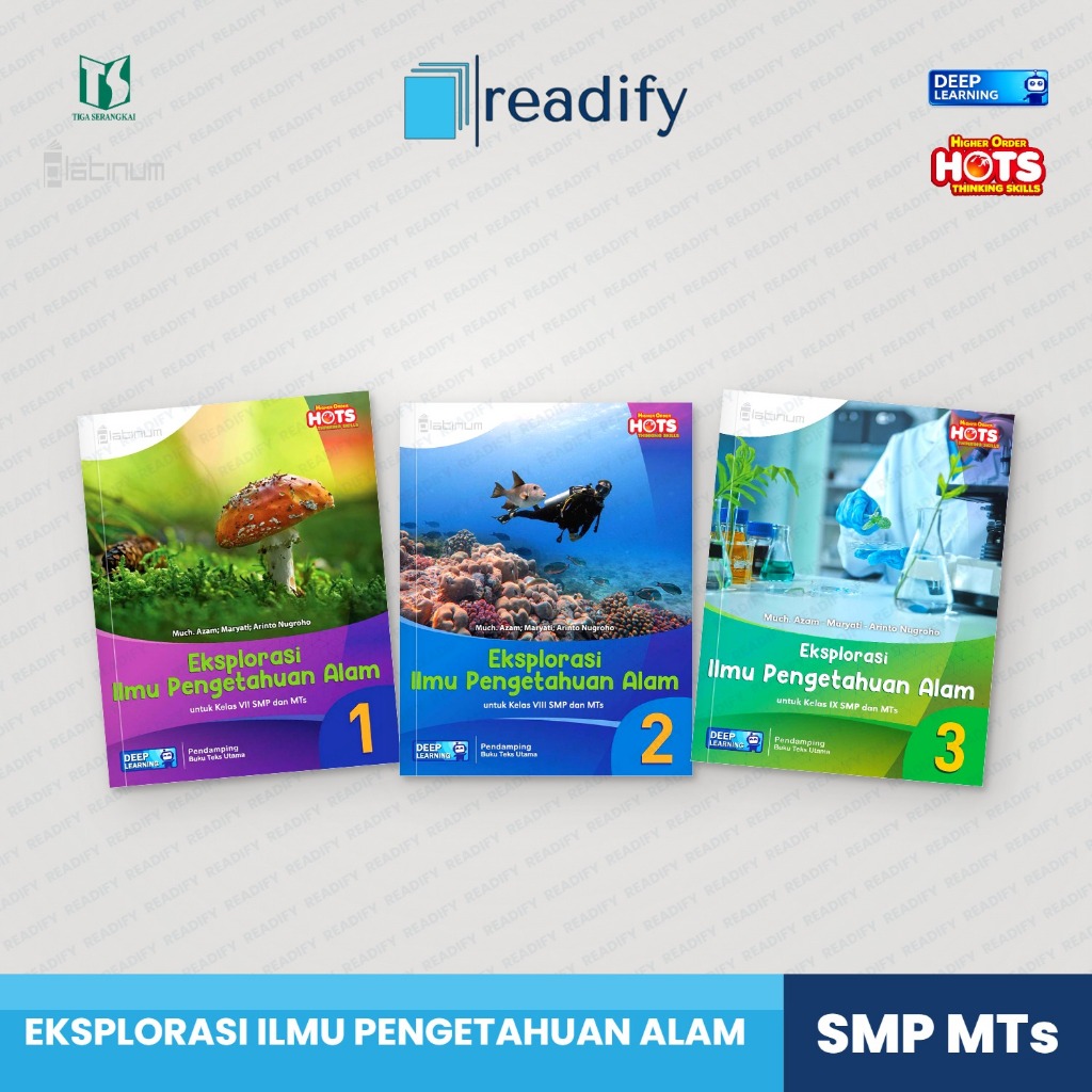 Buku Platinum IPA SMP/MTs Kelas 7-9 Deep Learning Tiga Serangkai