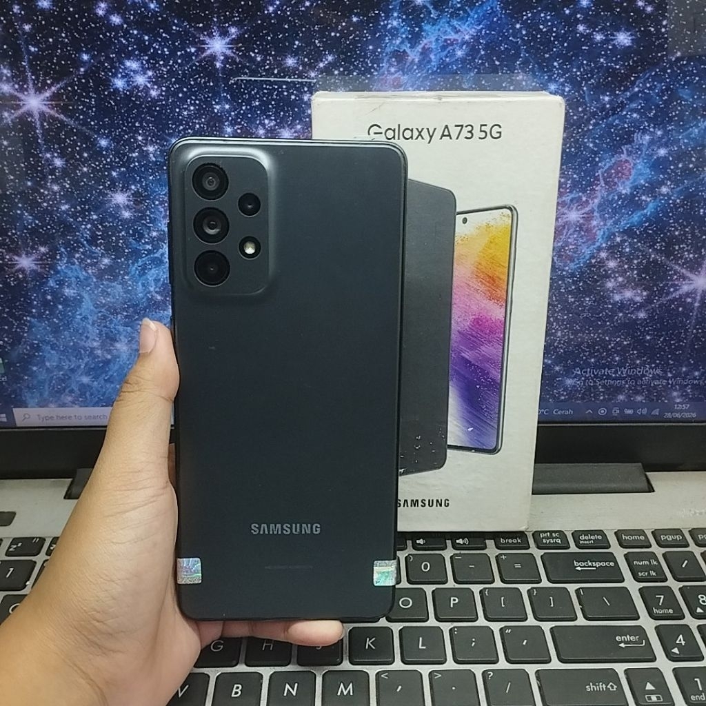 Samsung A73 5G 8/256GB Second Minus Baca Deskripsi